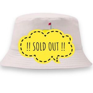 Bucket Hat Reversible Masters Golf Sun Protective Cotton Fisherman Cap Beige OS